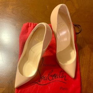 NUDE SZ6 SO KATE LOUBOUTINS